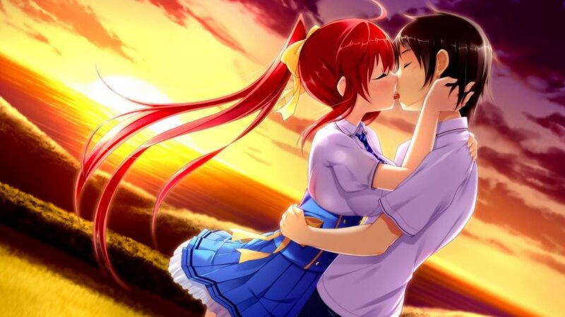 Bức hình anime ngọt ngào và lãng mạn