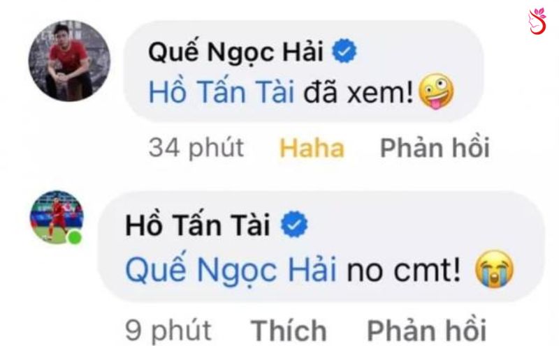 ​Cầu thủ Việt Nam thi nhau tag tên Hồ Tấn Tài quê Bình Định dưới dòng bình luận