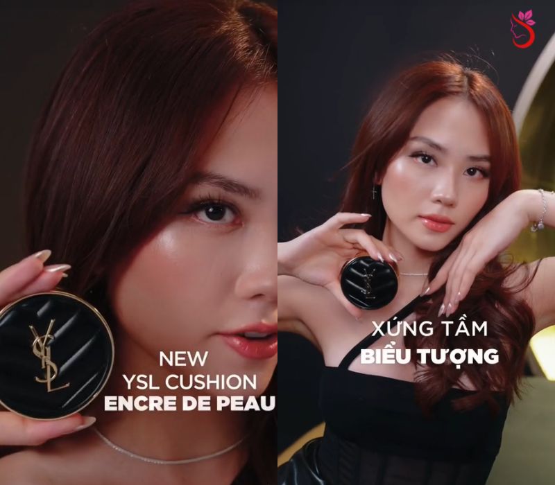 Hình ảnh của Mai Phương trong quảng cáo sản phẩm của YSL