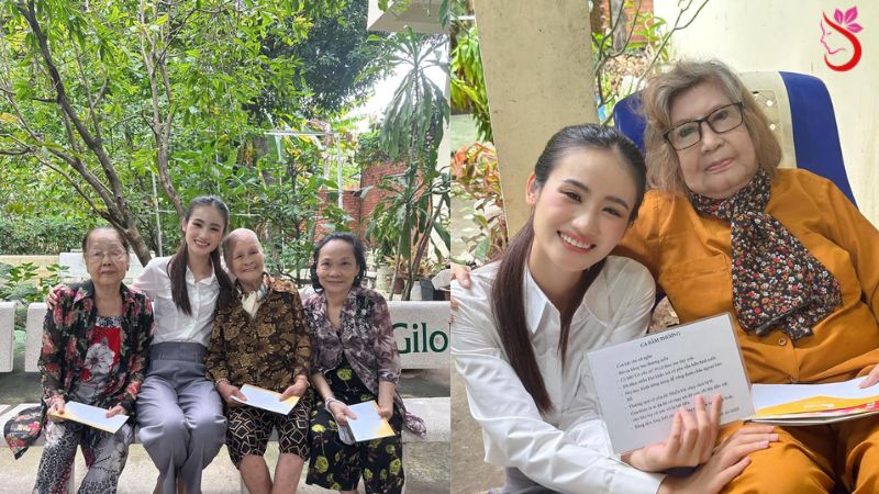 Huỳnh Trần Ý Nhi trong những chuyến đi từ thiện cùng ban tổ chức Missworld Vietnam 2023