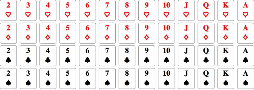 Bộ bài 52 lá để chơi Poker