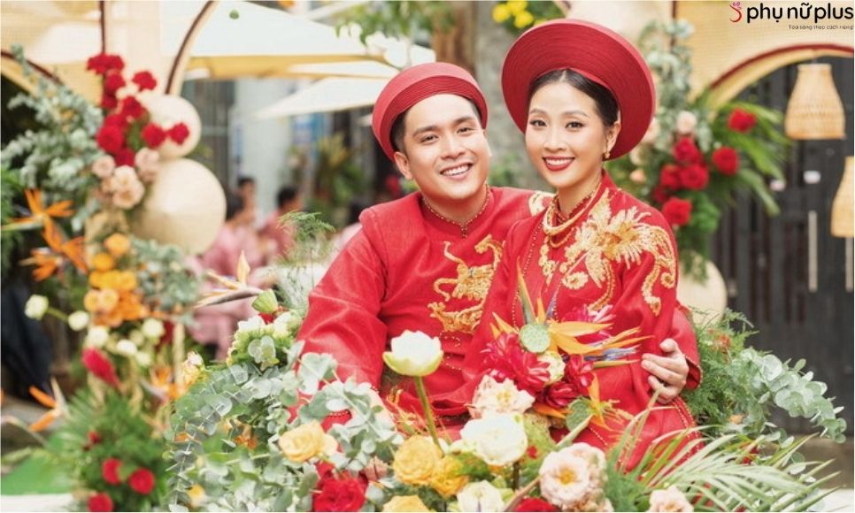 Đám cưới của MC Liêu Hà Trinh cùng ông xã Anh Khoa.