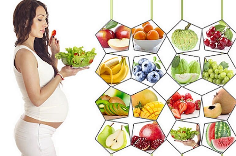Rau xanh có lơi ích với phụ nữ mang thai