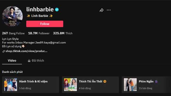 linh barbie tên thật là gì