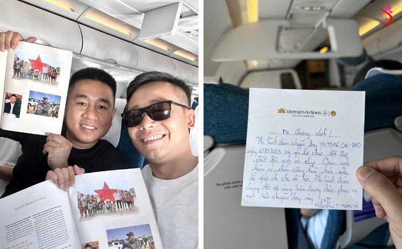 ​Vietnam Airlines gửi lời chúc và cảm ơn đội ngũ ekip team Quang Linh